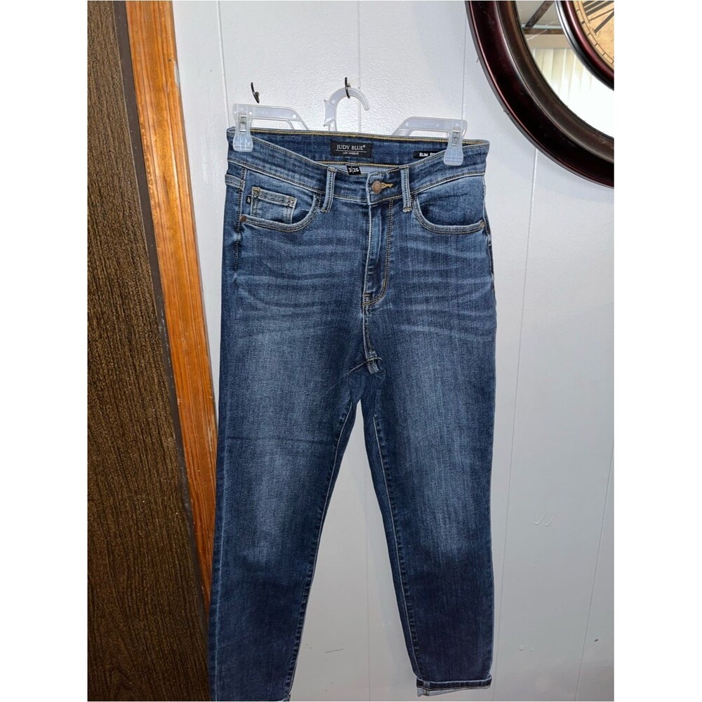 Judy Blue Los Angeles Slim Fit Dark Wash Jeans Womens 3/26